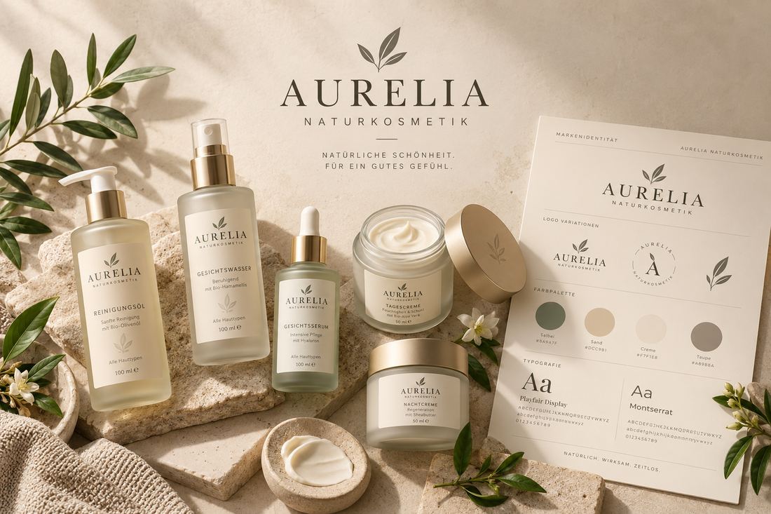 Markendesign Aurelia Naturkosmetik