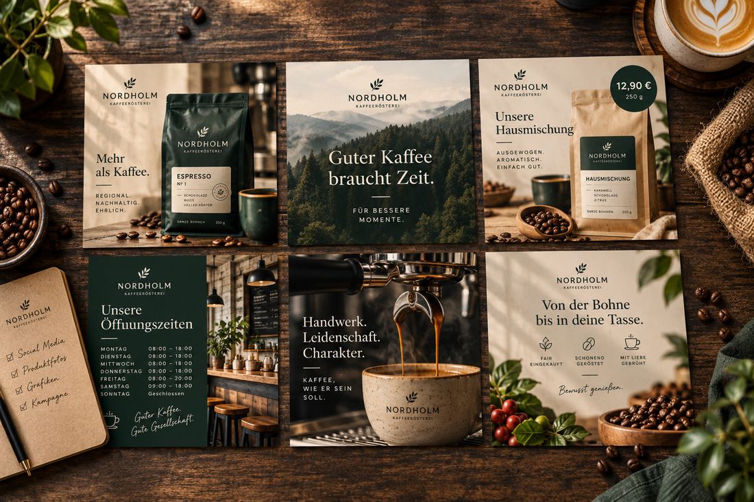Social Media Nordholm · Social-Grafiken