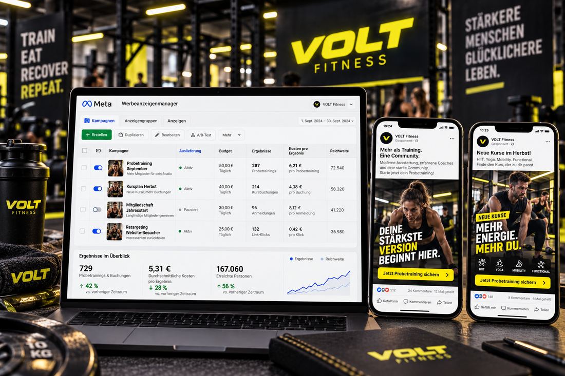 Social Media Volt Fitness · Meta Ads